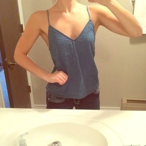 Wilfred free (by aritzia) denim cami
